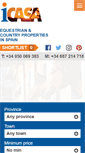 Mobile Screenshot of icasaspain.com